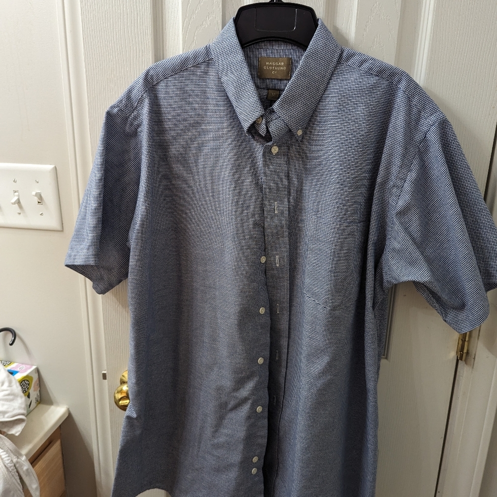 Hagaar Clothing Men's Short Sleeve Shirt Size 17